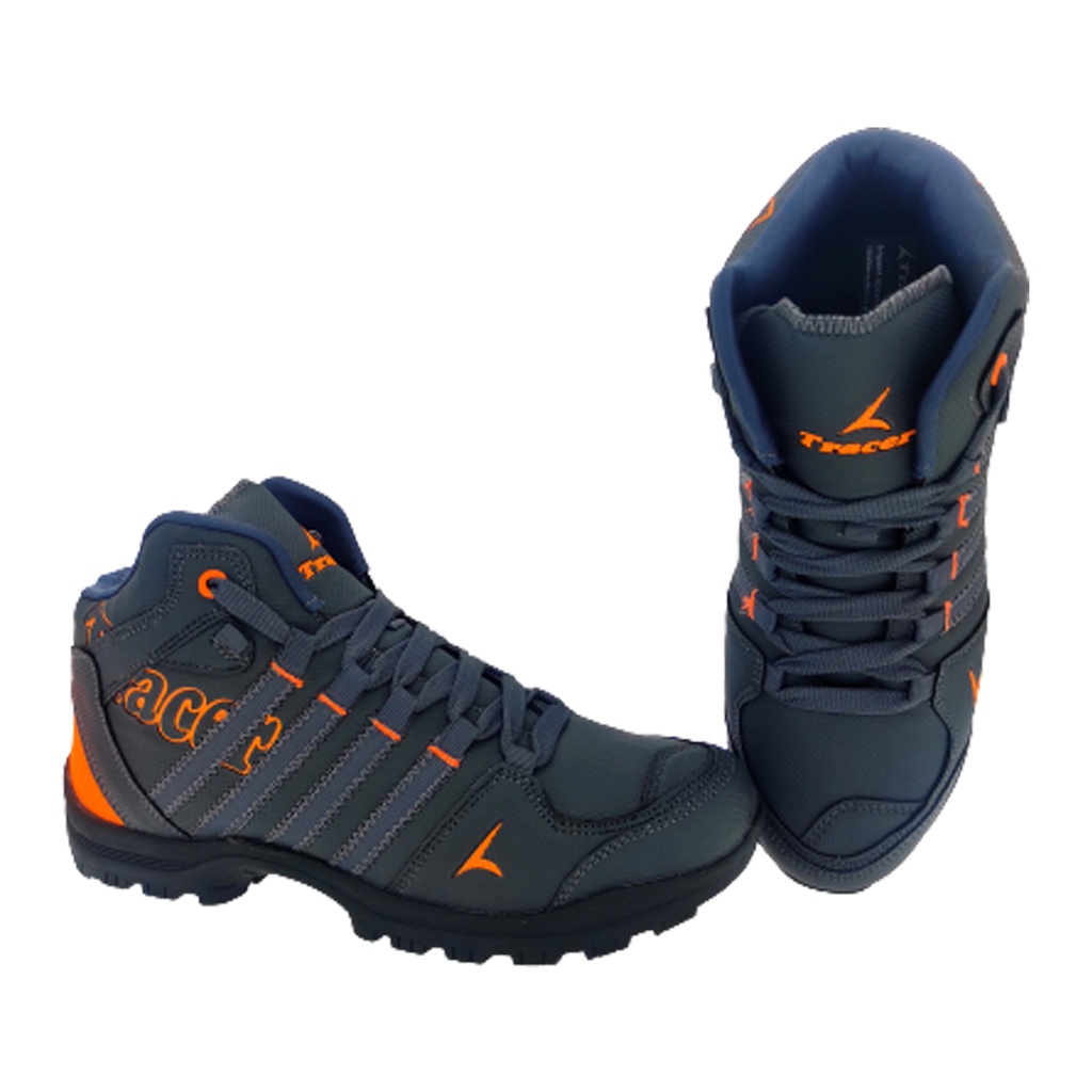 TRACER URBAN-1914 GREY/ORANGE MEN'S SPORT SHOE