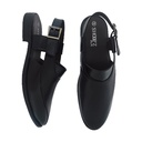 SHOOEZ 452 BLACK MEN'S PACK SANDAL