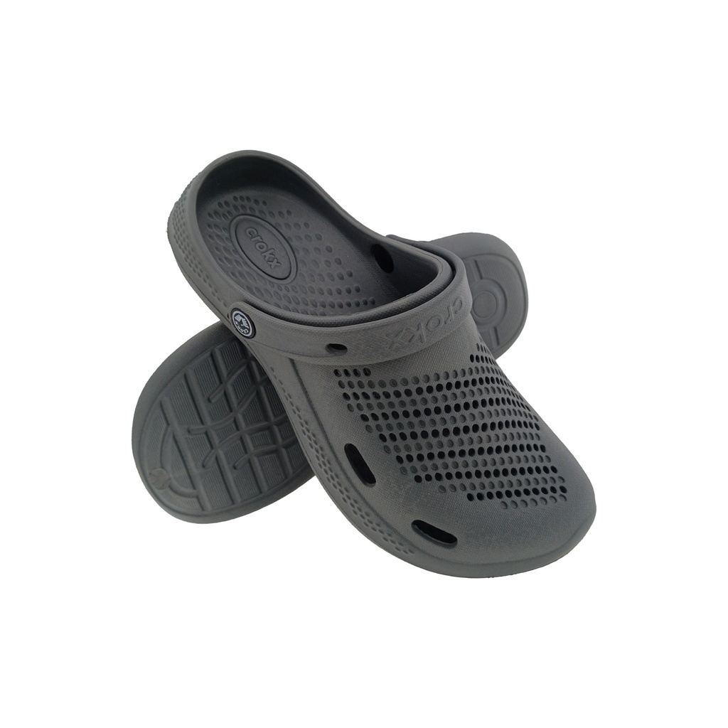 CROKX RETRO D,GREY MENS CROCS