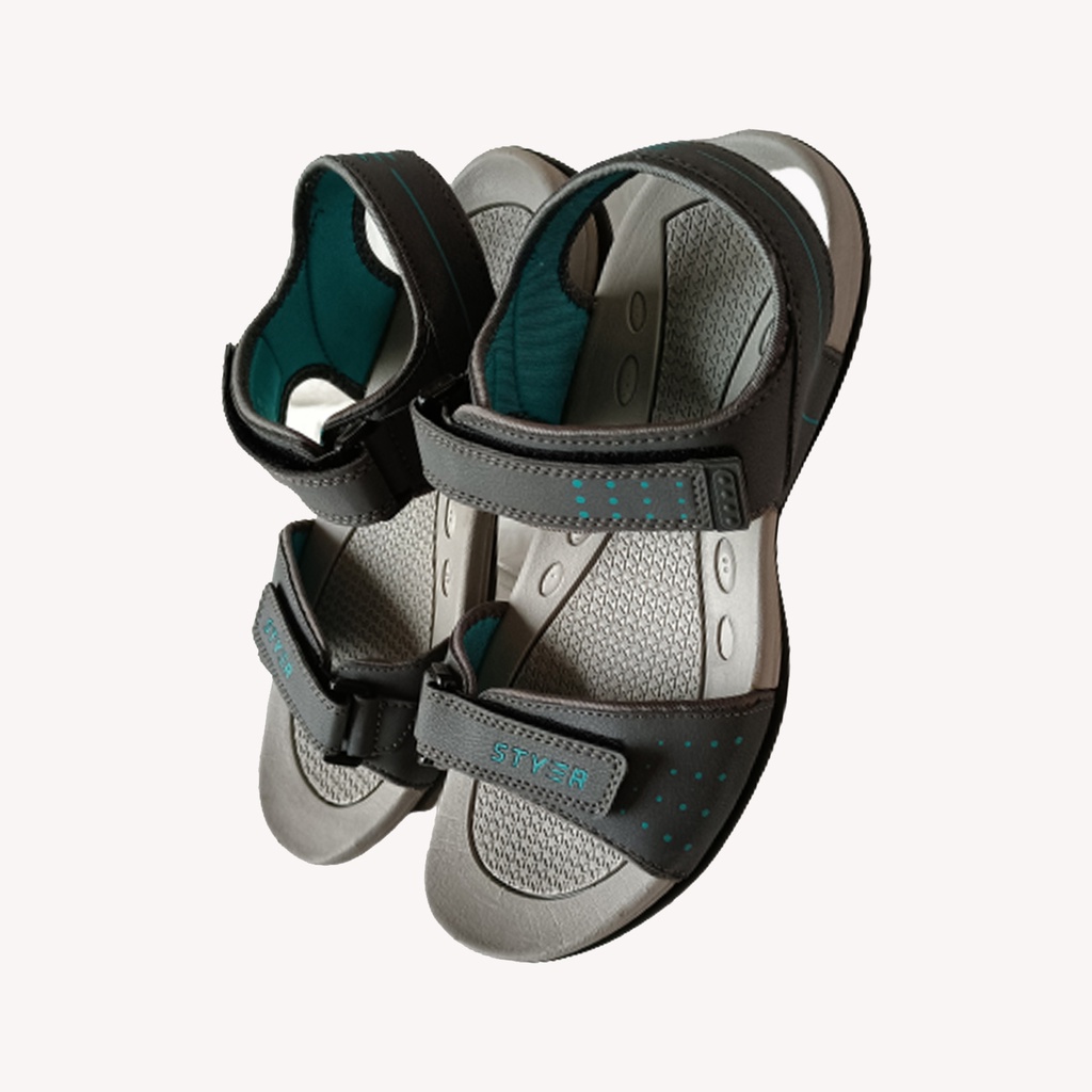 STYRE MEN'S SPORTS SANDAL GREY