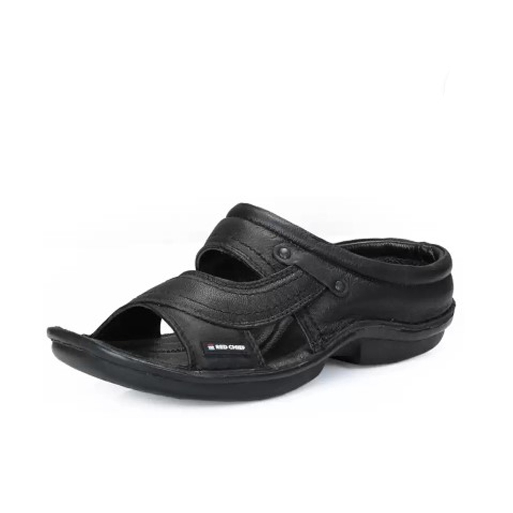 RED CHIEF 0248 MEN'S CASUAL CHAPPAL BLACK