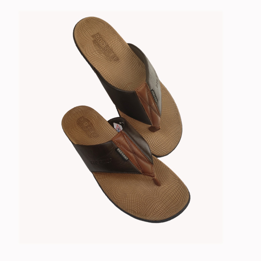 RED CHIEF ( COMFORT WALK ) 5001 MEN&quot;S CASUAL CHAPPAL BROWN