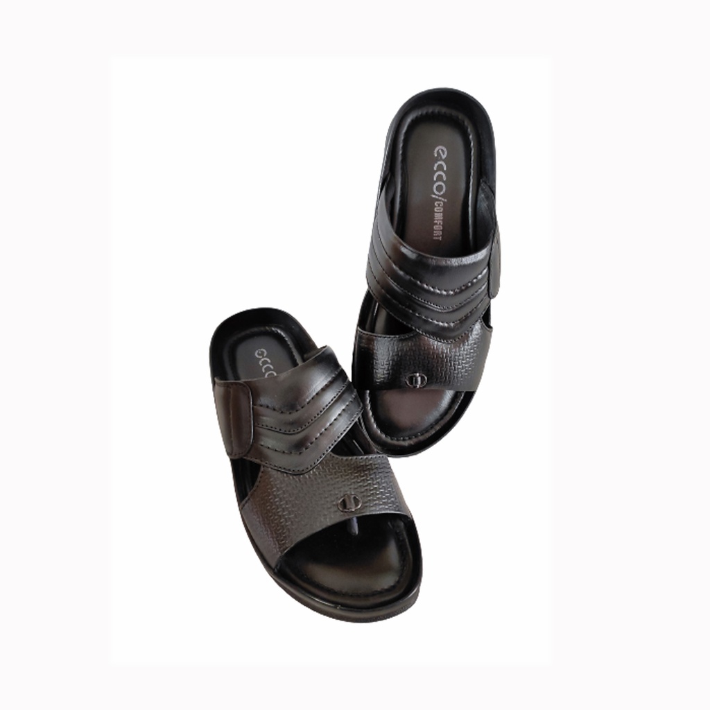 ECCO COMFORT MEN'S CASUAL CHAPPAL BLACK