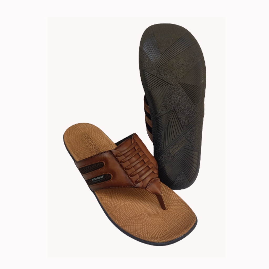 RED CHIEF ( COMFORT WALK ) RC5002 MEN&quot;S CASUAL CHAPPAL TAN