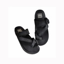 ADDA MEN'S EXTRA COMFORT SLIPPER BLACK