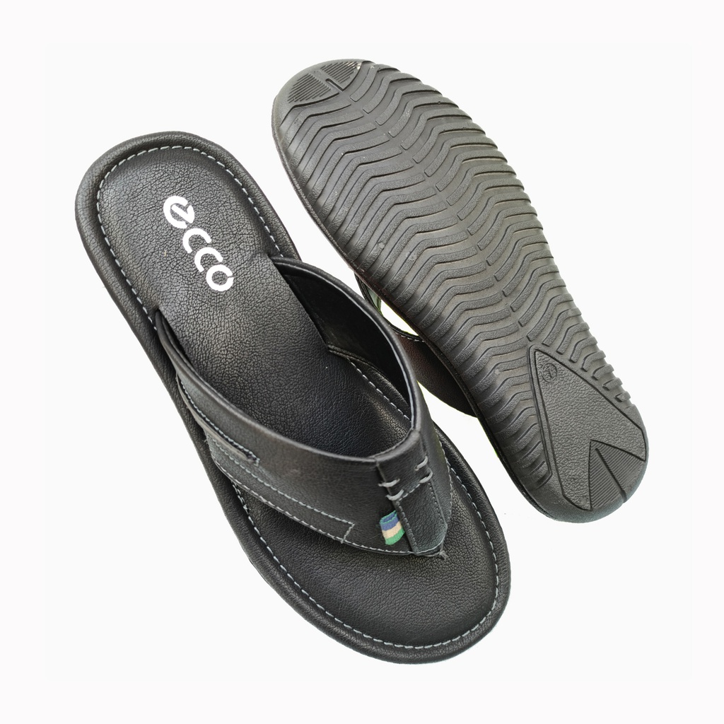 ECCO COMFORT MEN'S CASUAL CHAPPAL BLACK