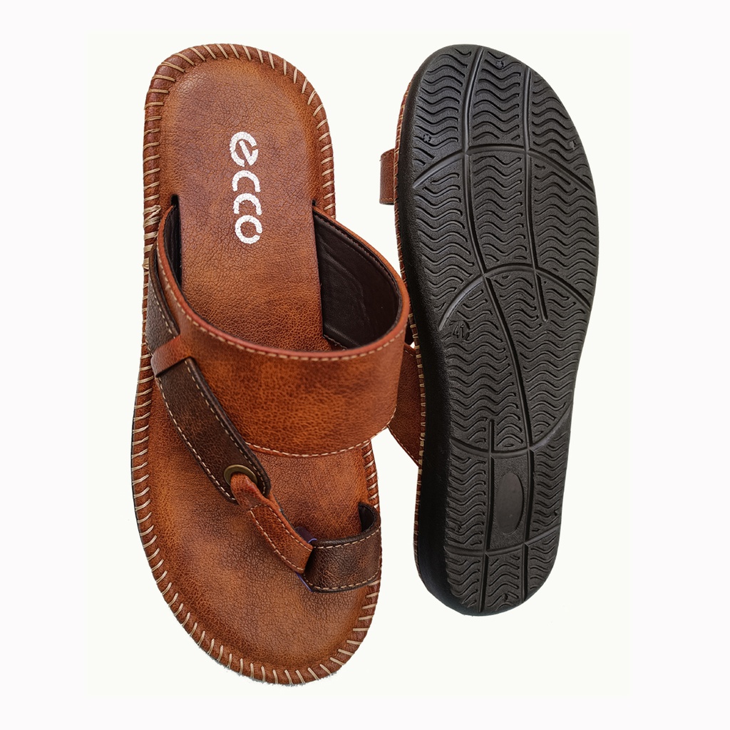 ECCO COMFORT MEN'S CASUAL CHAPPAL TAN