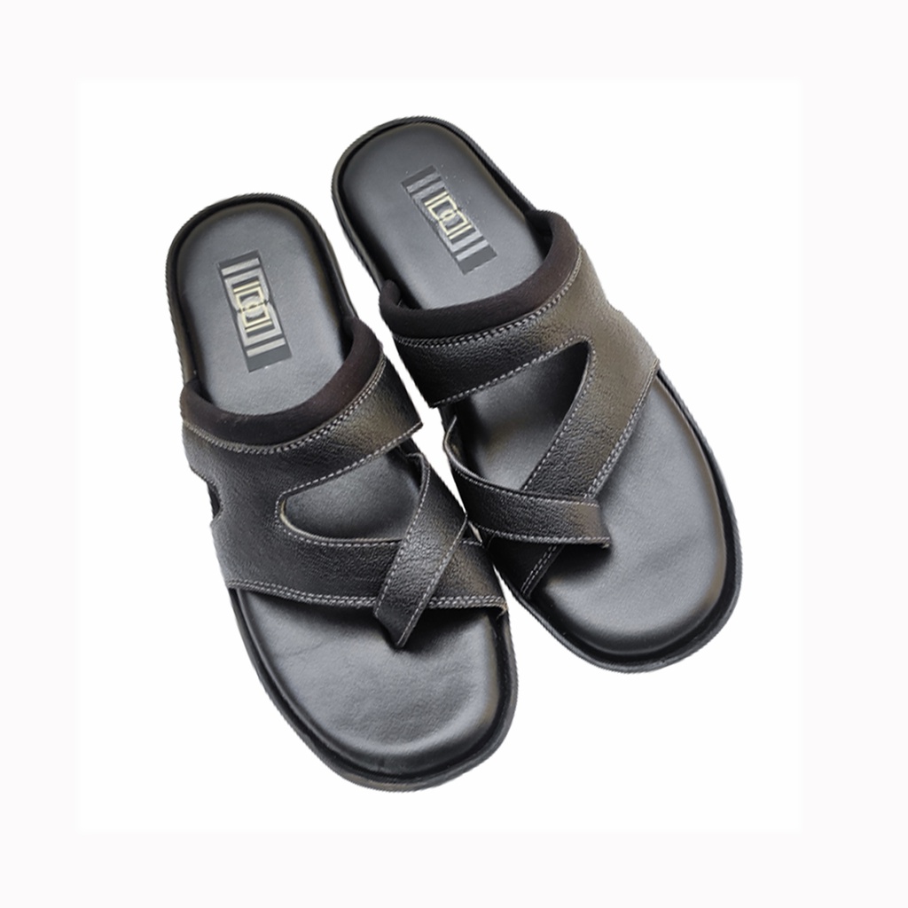 IDDI MEN'S CASUAL CHAPPAL BLACK