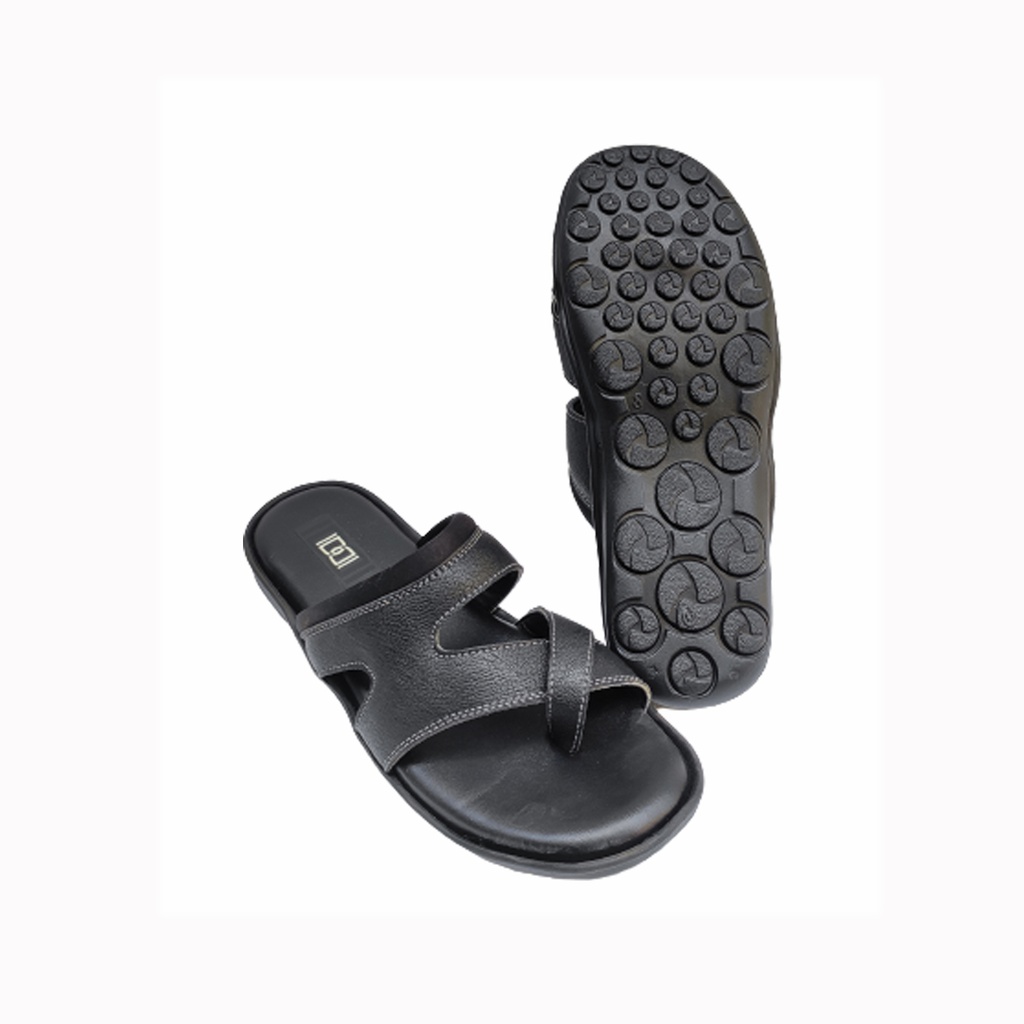 IDDI MEN'S CASUAL CHAPPAL BLACK