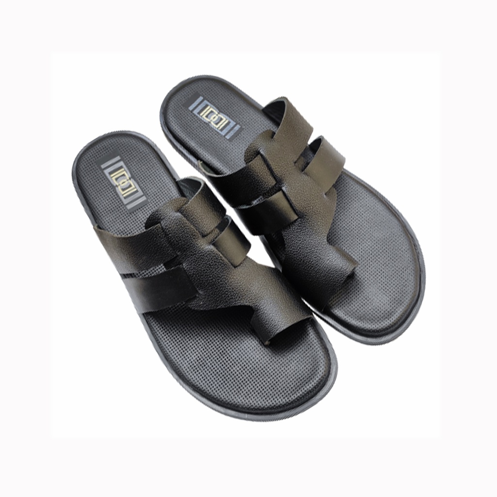 IDDI MEN'S CASUAL CHAPPAL BLACK