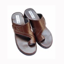 ORTHO MEN'S CASUAL CHAPPAL BROWN