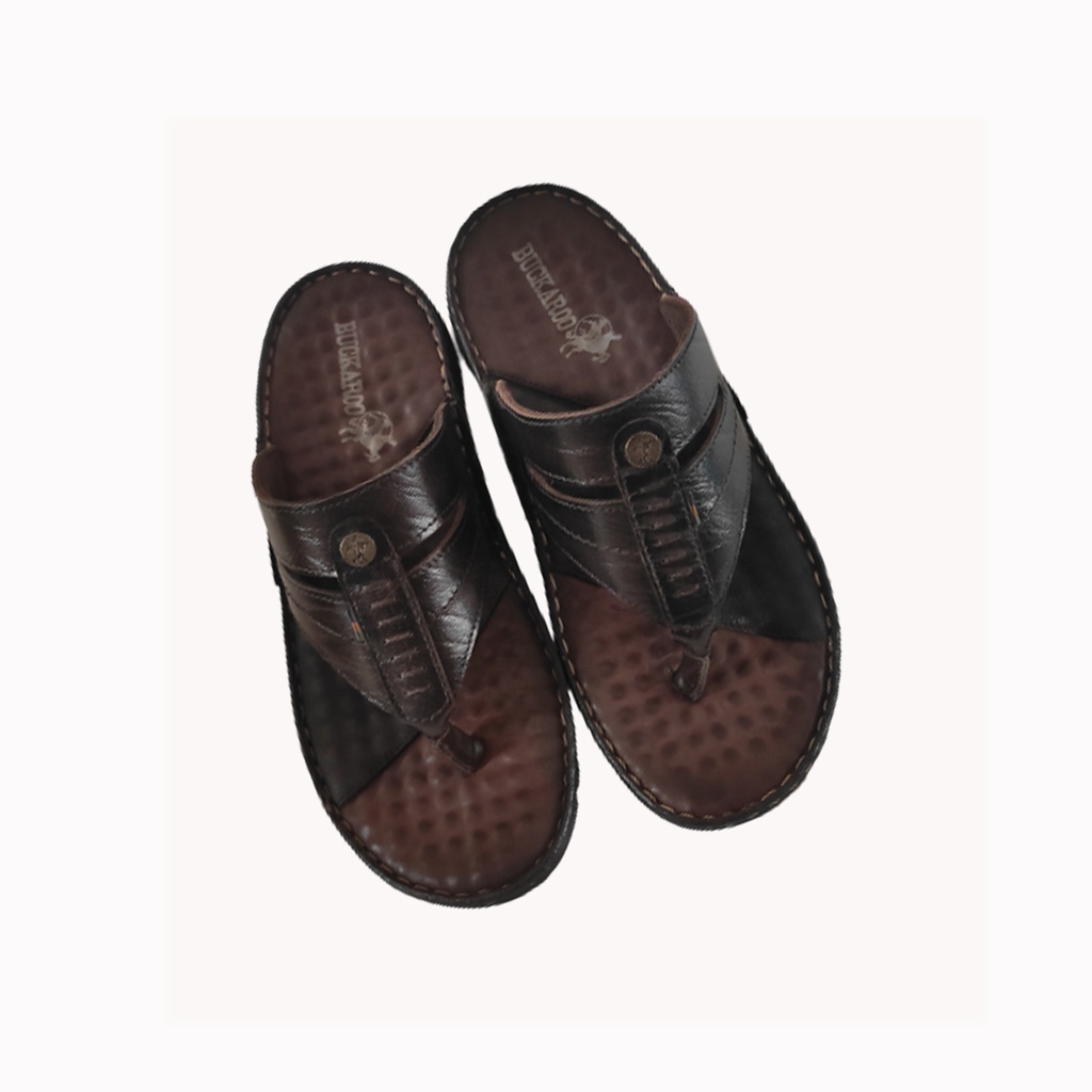 BUCKAROO PEBBLE MEN'S CASUAL CHAPPAL BROWN