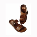 LEE GRAIN MEN'S CASUAL CHAPPAL BROWN/TAN