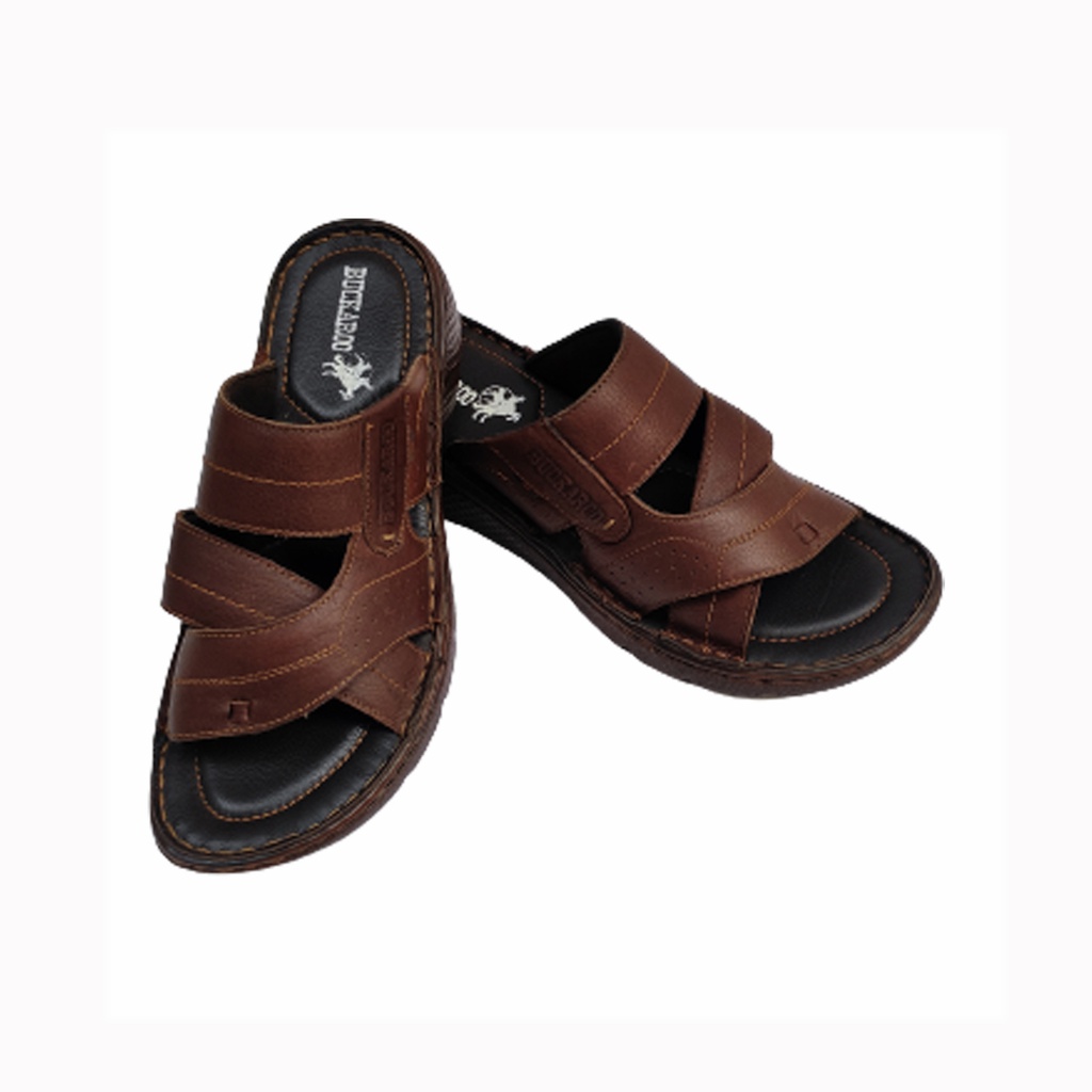 BUCKAROO ALEX MEN'S CASUAL CHAPPAL BROWN