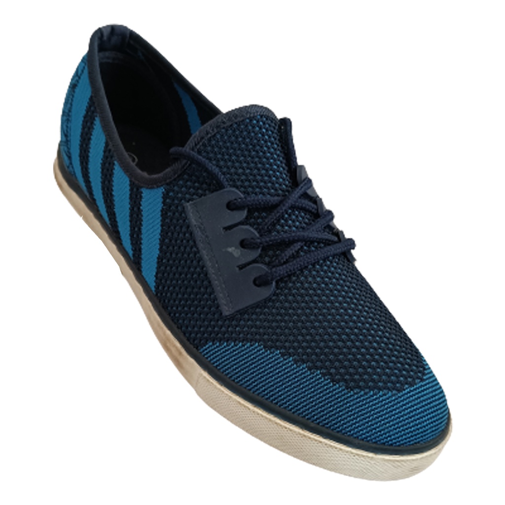 ROCK MEN'S CASUAL SNEAKERS  BLUE/WHITE