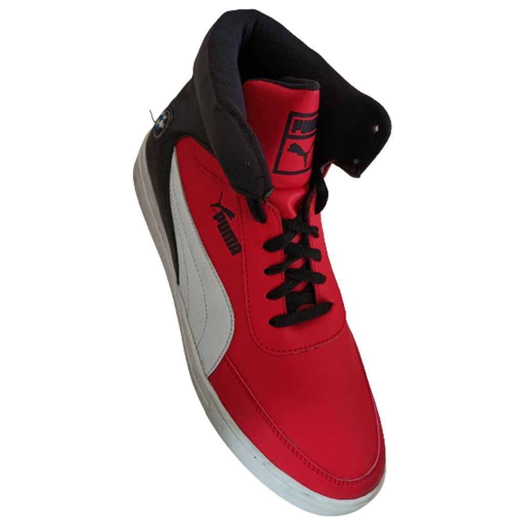 1606 MEN'S CASUAL SNEAKERS LONG RED/BLACK/WHITE