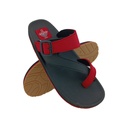 ADDA OMEGA-33 BLACK/RED MENS SLIPPES