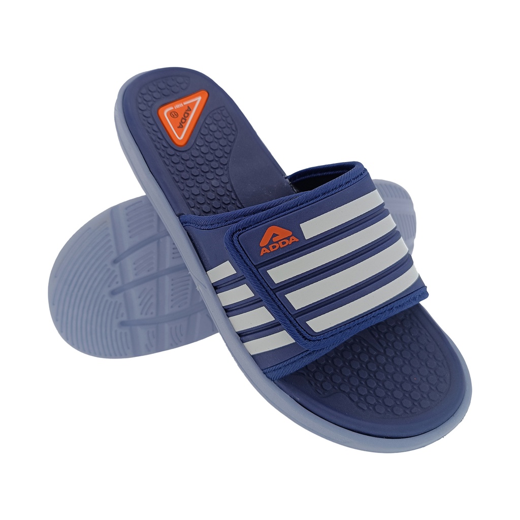 ADDA BIG-SENOR-004 NAVY MENS SLIDER SLIPER