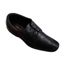 EGOSS MEN'S LEATHER SHOE BLACK