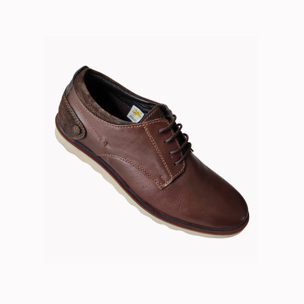 BUCKAROO PRESTON MEN'S CASUAL SHOE BROWN