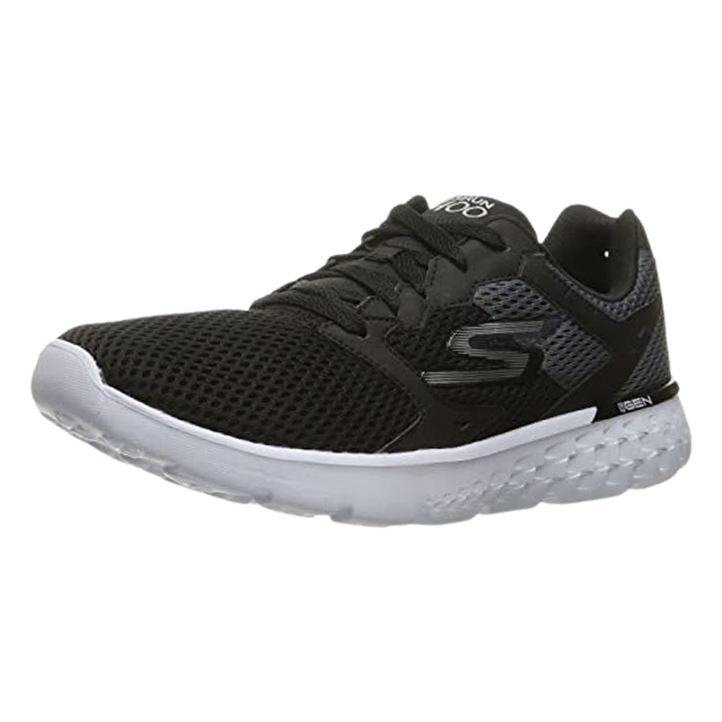 SKECHERS 54350 BLACK WHITE MEN'S SPORT SHOE