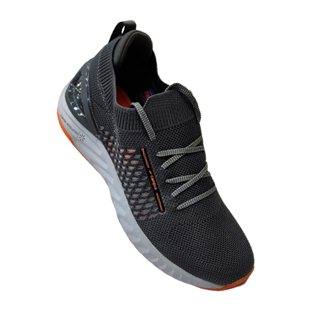 CAMPUS MEN'S STREET RUN SPORT SHOE BLACK GREY