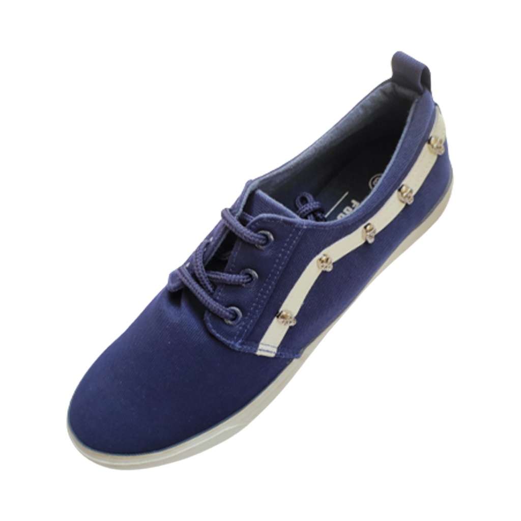 ROCK  085 MEN'S CASUAL SNEAKERS BLUE/GREY