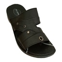 PU-DNR SLR-VICTOR-06 BLACK MEN'S CHAPPAL