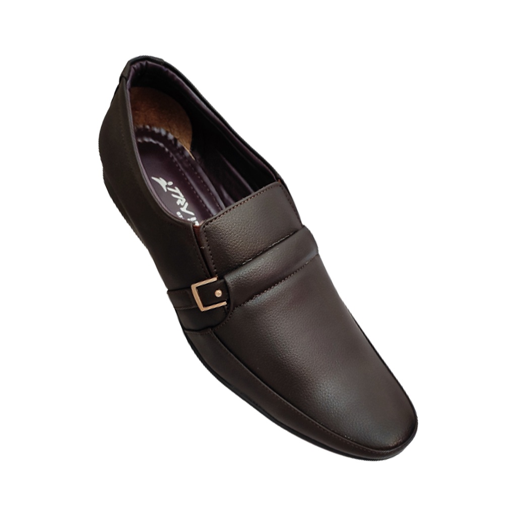 TRYIT MEN'S FORMAL SHOE SLIP ON BROWEN