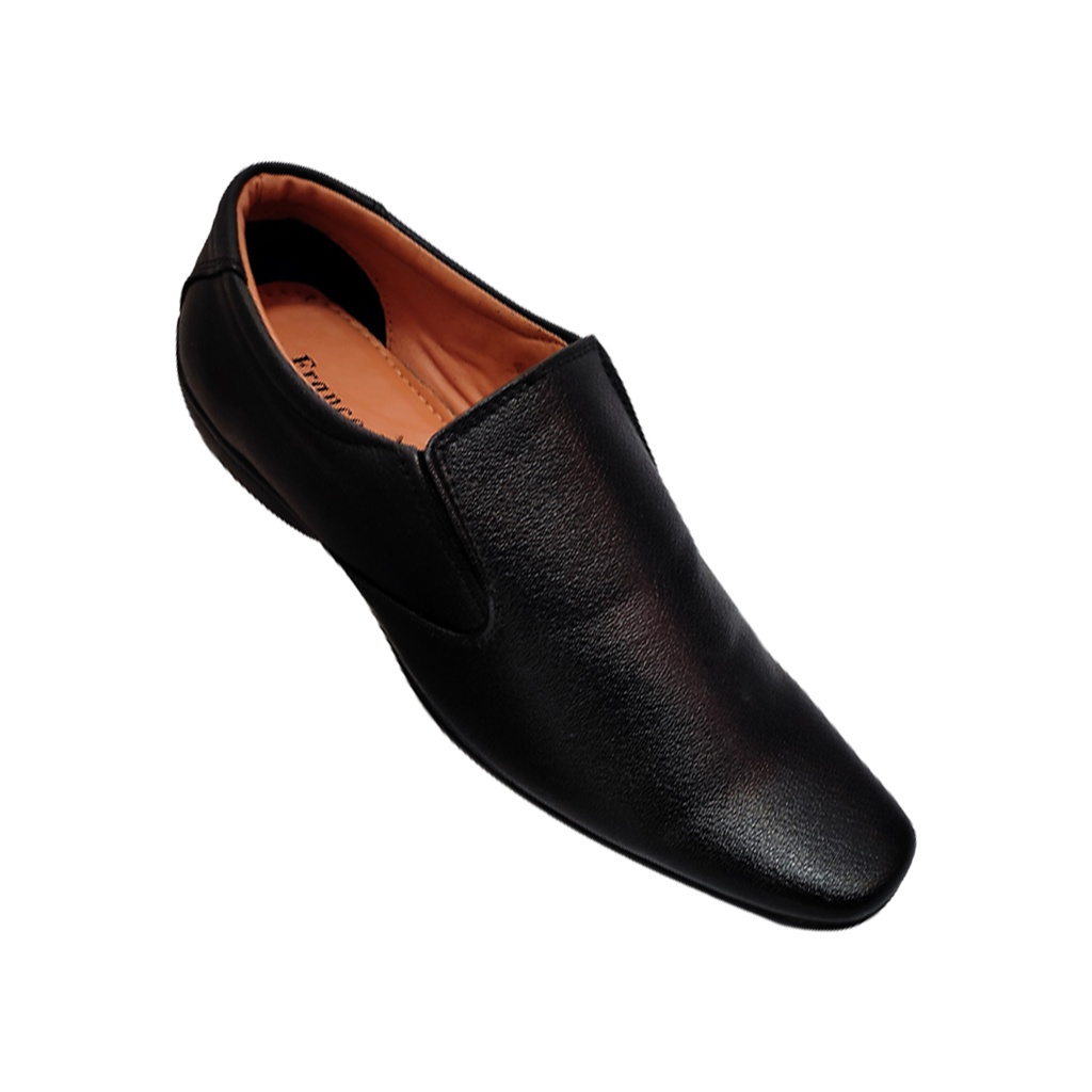 FRANCO LEE MEN'S FORMAL SHOE SLIP ON BLACK