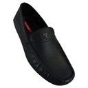 VALENTINO EMPORIO-06 GT BLACK MEN'S LEATHER LOFER SHOES