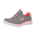 SKECHERS 12980  WOMEN'S SPORT SHOE GRAY/PINK