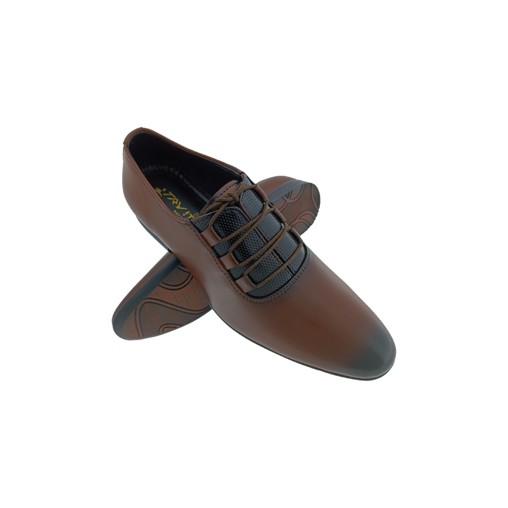 TRYIT 1302 BROWN MEN'S FORMAL SHOE