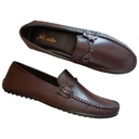 MARTIN MEN'S CASUAL LOAFER SHOE BROWN