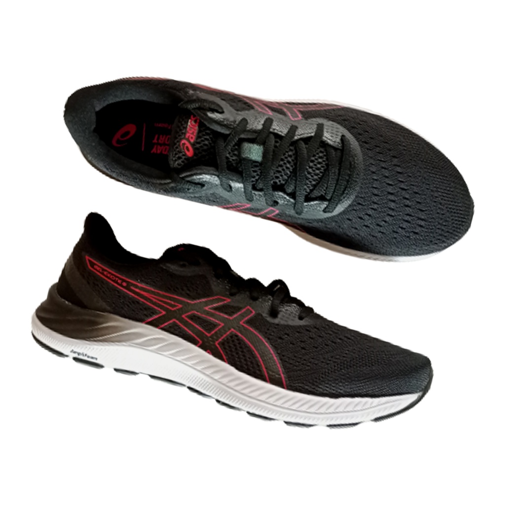 ASICS GEL EXCITE 8 BLACK/RED MEN'S SPORT SHOE