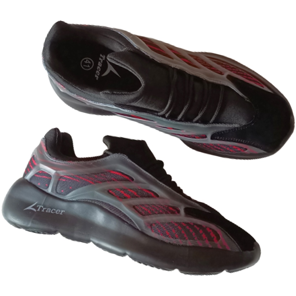 TRACER STEADY 2304 BLACK/RED SPORT SHOE