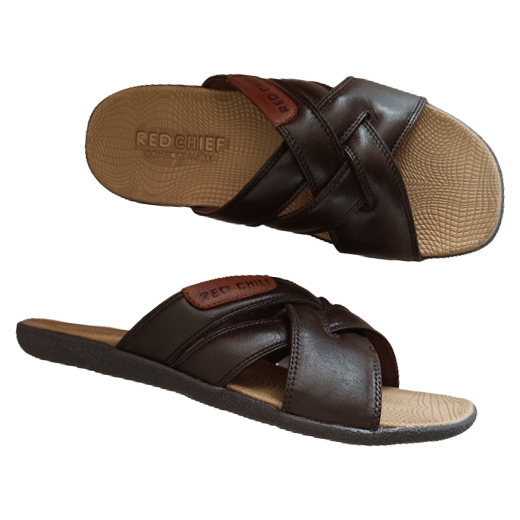 RED CHIEF RC5008 BROWN MEN'S CHAPPAL