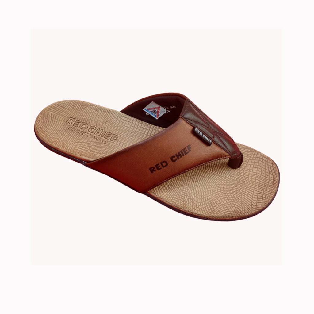 RED CHIEF ( COMFORT WALK ) 5001 MEN&quot;S CASUAL CHAPPAL TAN