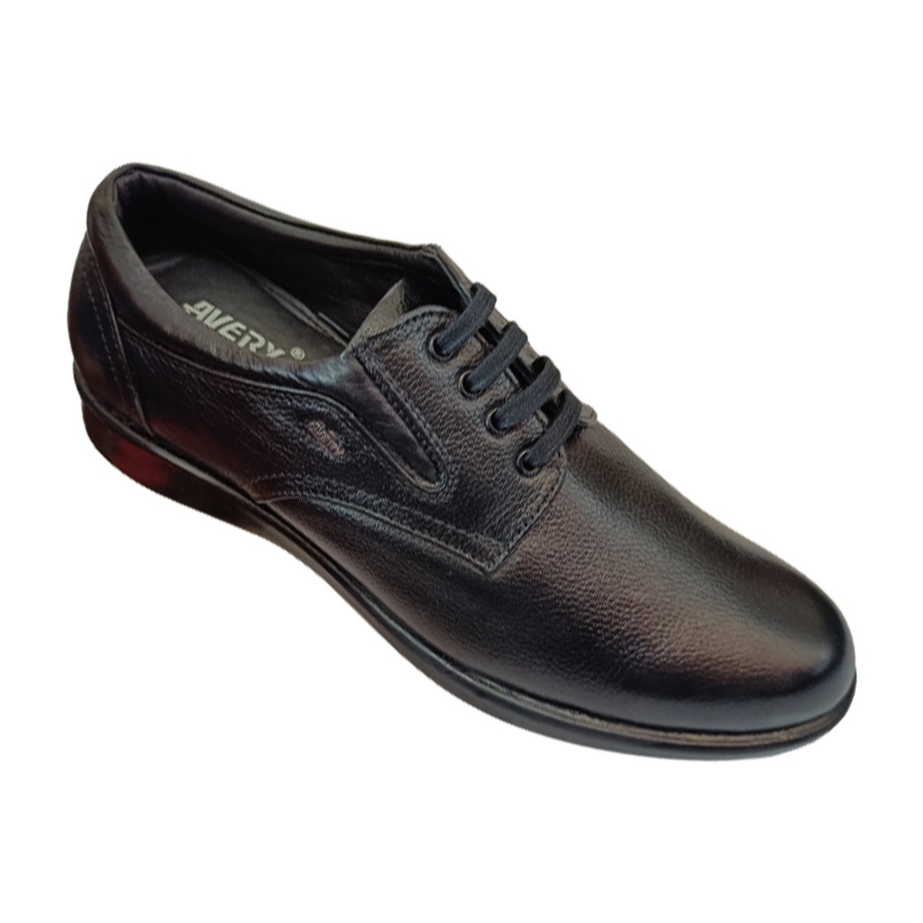 AVERY MEN'S LETHER SHOES BLACK