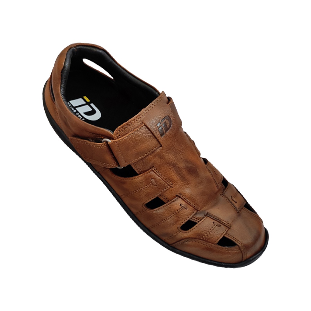 ID 4033 TAN MEN'S CASUAL LETHER SANDAL