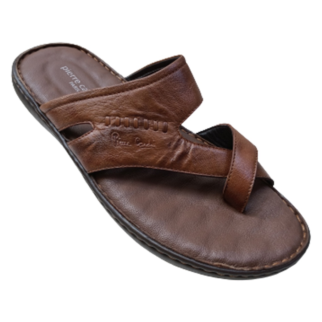 PIERRE CARDIN PC1031 TAN MEN'S LETHER CHAPPAL