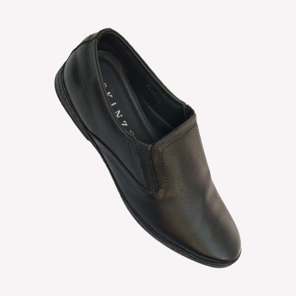 S.K.I.N.Z.S. P&amp;G MEN'S LEATHER SHOE BLACK