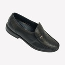 HITZ MEN'S LEATHER SHOE BLACK