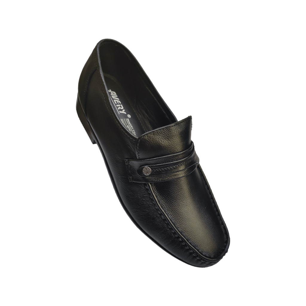 AVERY MEN'S GENUINE LETHER SHOE BLACK