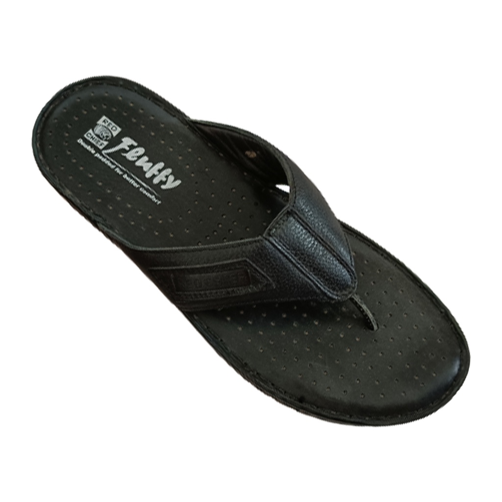 RED CHIEF 0652 MEN'S CASUAL CHAPPAL BLACK