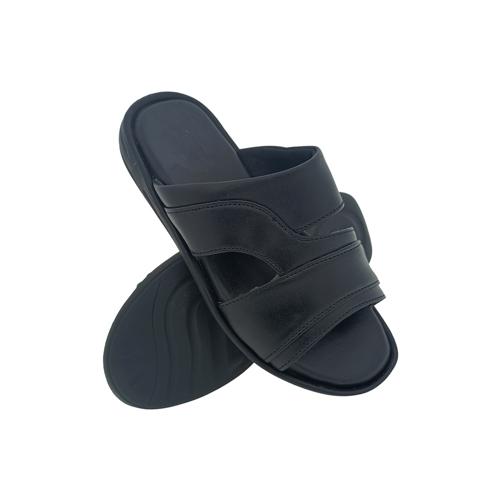 ORTHO MEN'S CASUALCHAPPAL BLACK