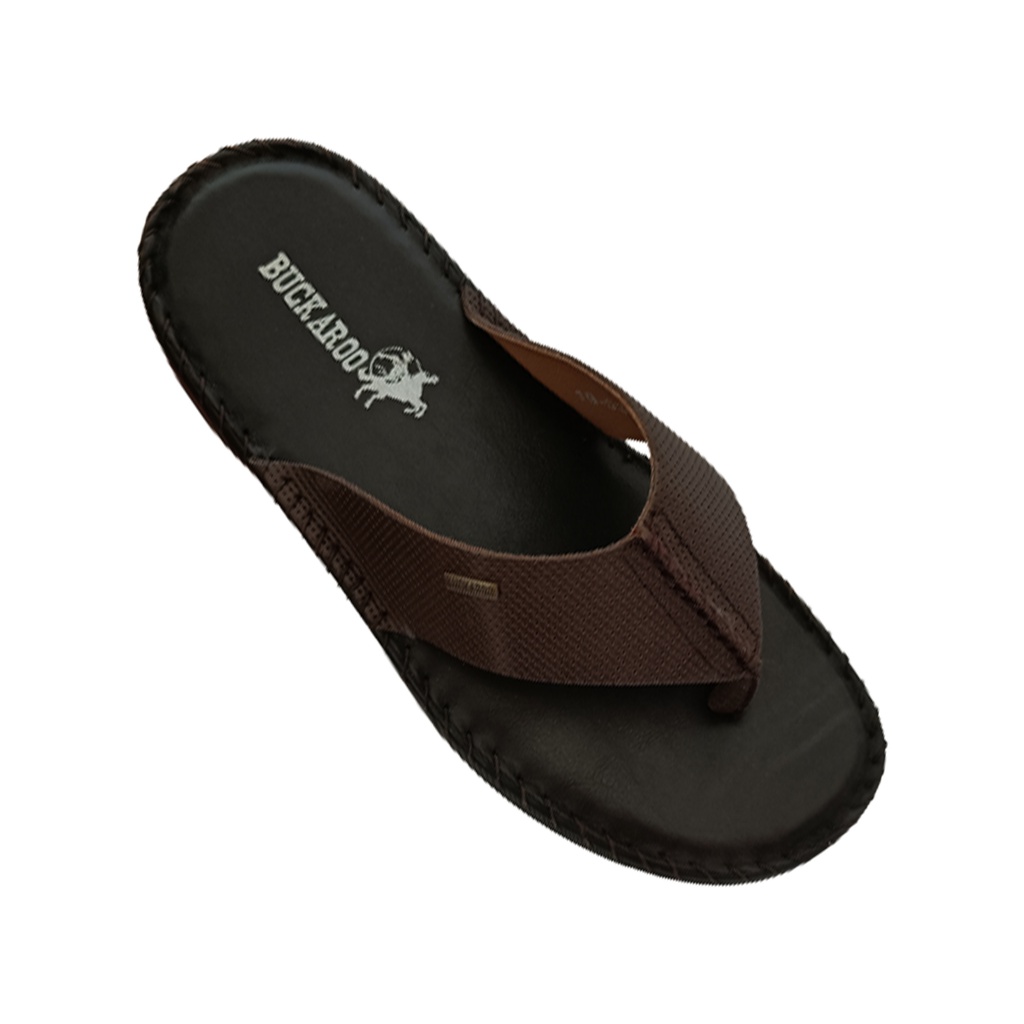 BUCKAROO MEN'S CASUAL CHAPPAL BROWN