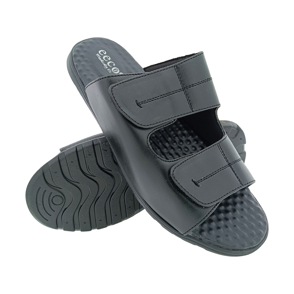 EECO 3834 BLACK MEN'S CHAPPAL