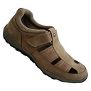 WOODLAND 3458119 KHAKI MEN'S LETHER PACK SANDAL