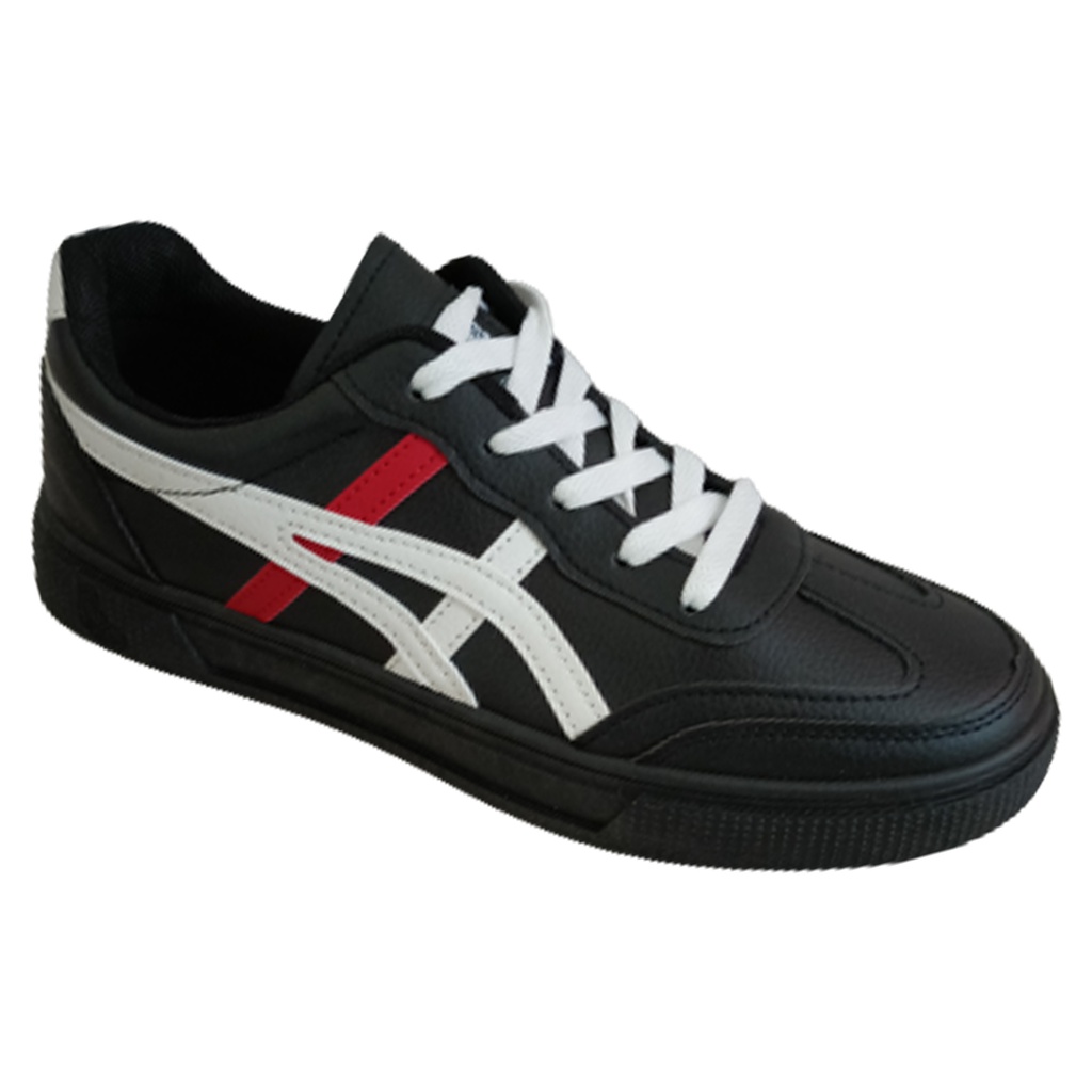 LACE UP 6603 BLACK MRN'S SNEAKERS